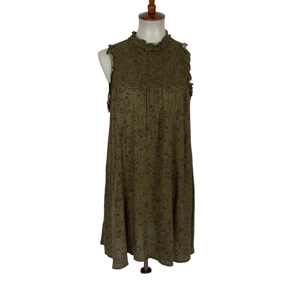 Mod Boutique Women’s‎ Dress Large Green Short Sleeve